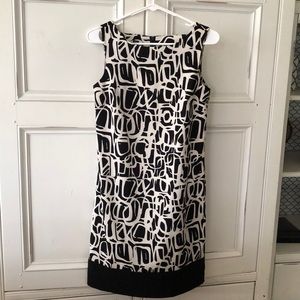 Black and white dress